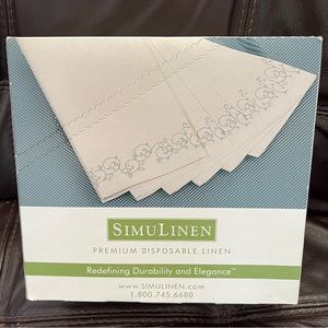 New box of 100 SimuLinen high quality guest towels